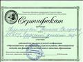Сертификат участнику районной научно-практической конференции "Образовательное пространство Сузунского района. Инновационные подходы как фактор обеспечения нового качества образования"